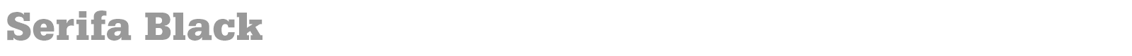 Serifa font preview