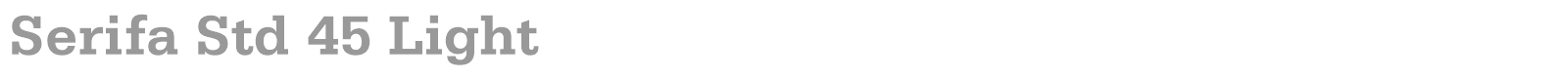 Serifa font preview