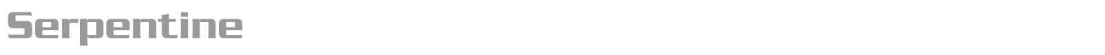 Serpentine font preview