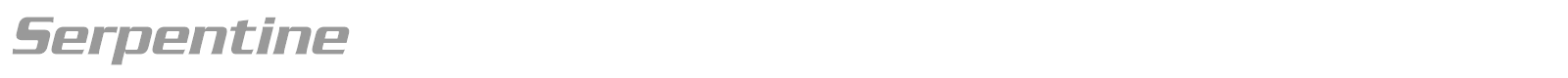 Serpentine font preview