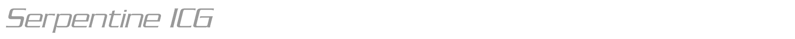 Serpentine font preview