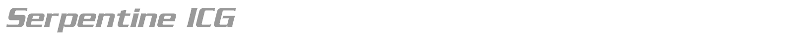Serpentine font preview