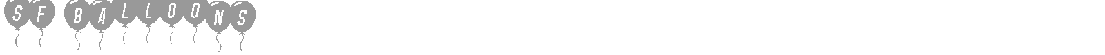SF Balloons Thin font preview