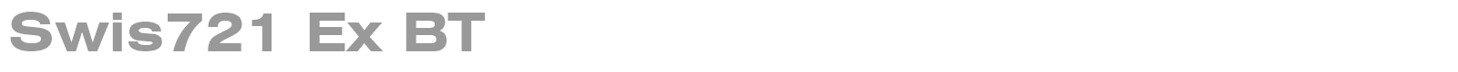 Swis721 Ex BT font preview