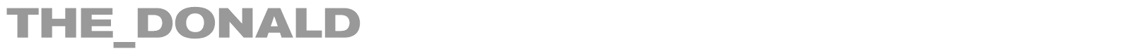 THE_DONALD font preview