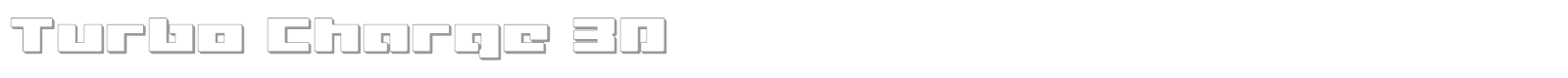 Turbo Charge Super-Italic font preview
