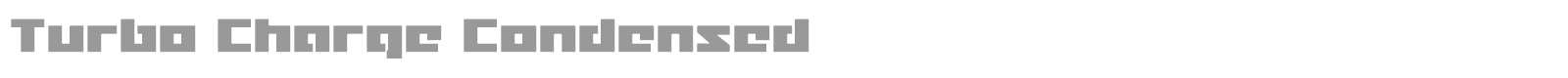 Turbo Charge Super-Italic font preview