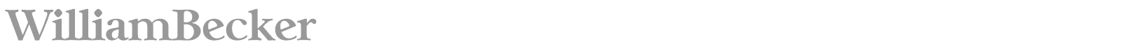 WilliamBecker font preview