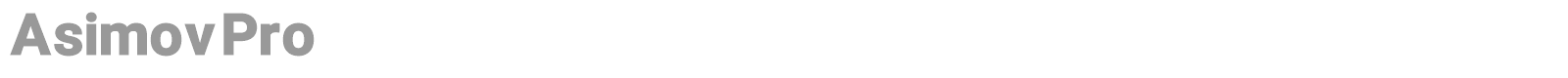 Asimov Pro font preview