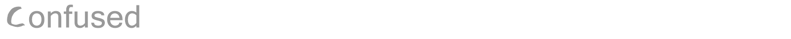 Confused font preview