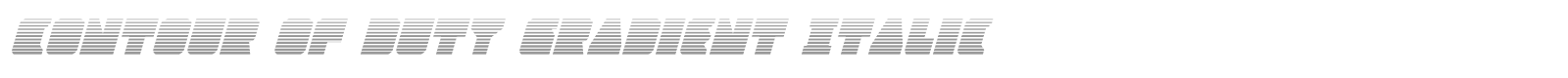 Contour of Duty Leftalic font preview