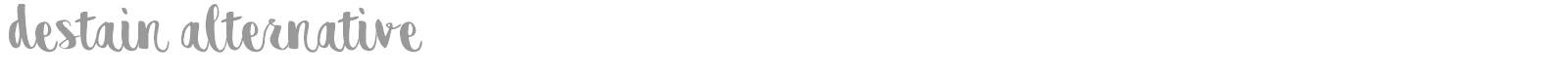 destain font preview
