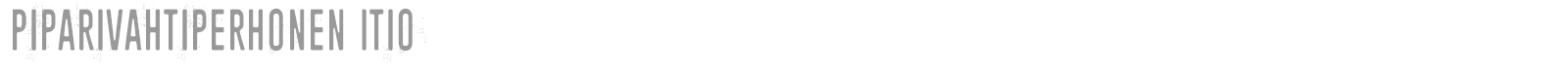 Piparivahtiperhonen Itio font preview