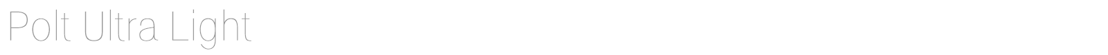 Polt font preview