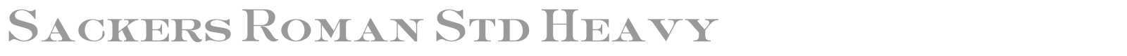 Sackers Roman Std font preview