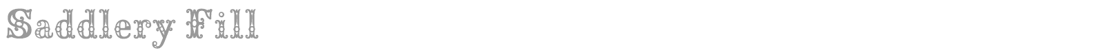 Saddlery Fill font preview