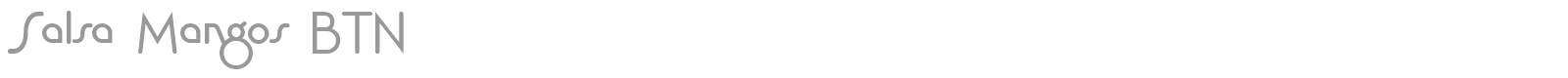 Salsa Mangos BTN font preview