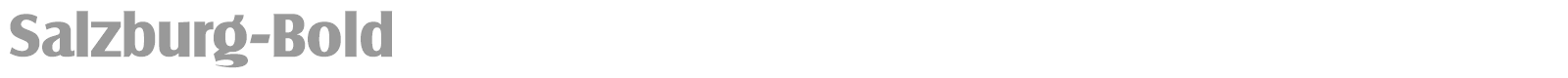 Salzburg-Bold font preview