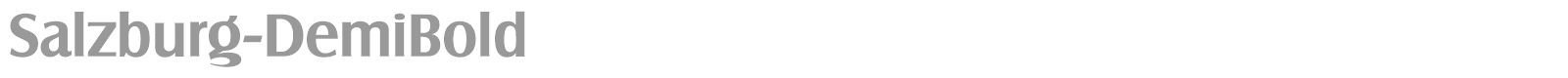 Salzburg-Bold font preview