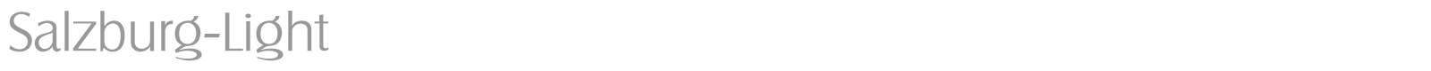 Salzburg-Xlight font preview