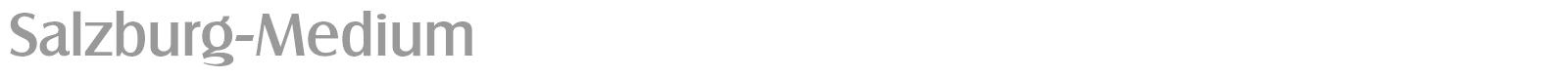 Salzburg-Xlight font preview