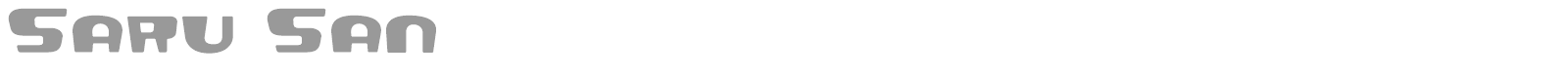 Saru font preview