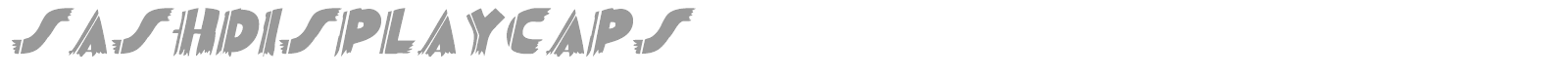 SashDisplayCaps font preview