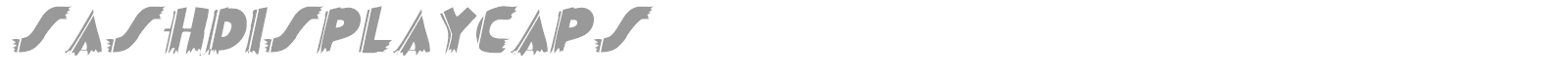 SashDisplayCaps font preview