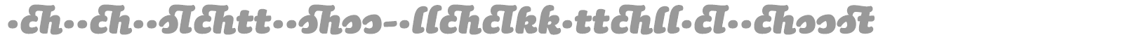SaunaLigatures-BlackItalicSwash font preview