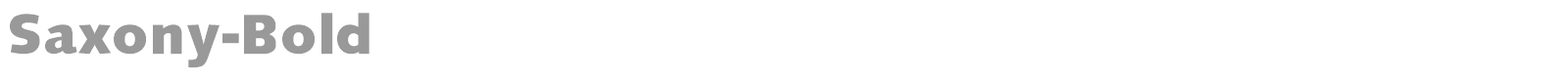 Saxony-Bold font preview