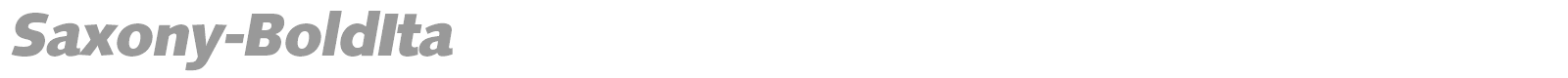 Saxony-Bold font preview