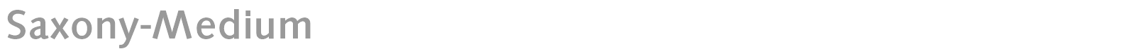 Saxony-Bold font preview