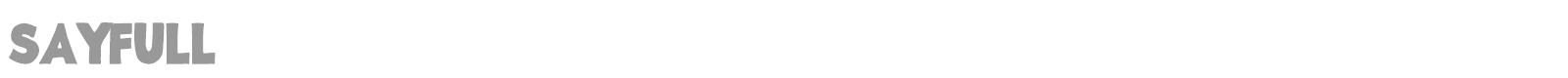 Sayfull font preview