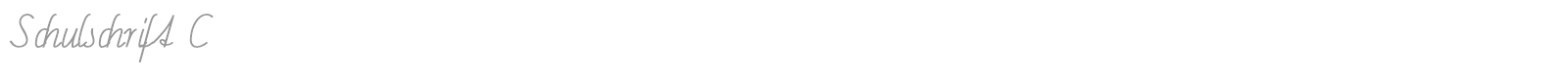 Schulschrift font preview