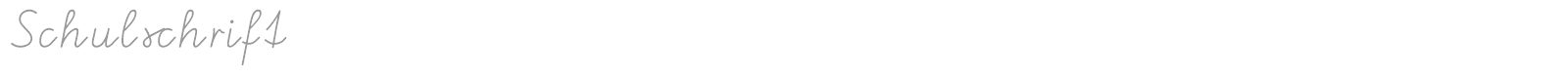 Schulschrift font preview