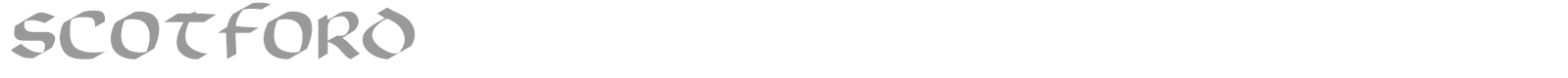 Scotford font preview