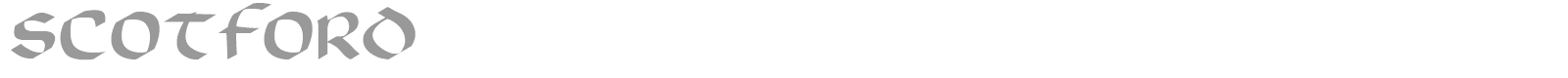 Scotford font preview