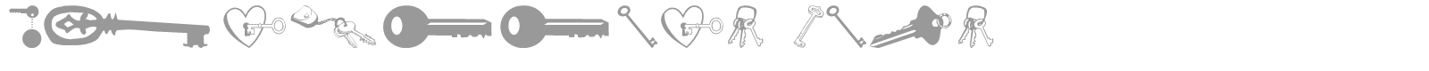 Scrappers Keys font preview
