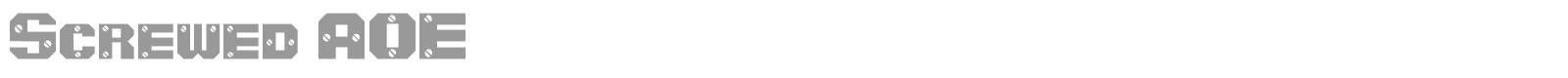 Screwed AOE font preview