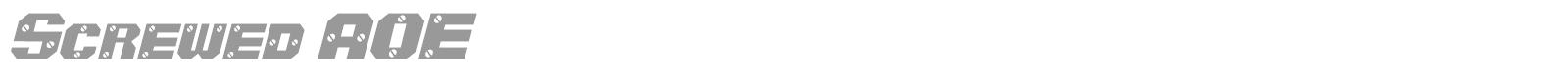 Screwed AOE font preview
