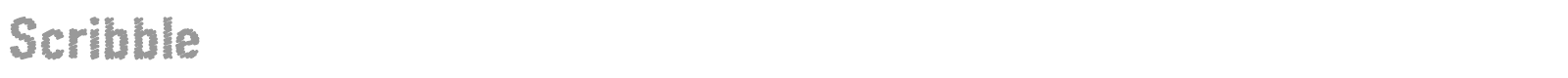 Scribble font preview