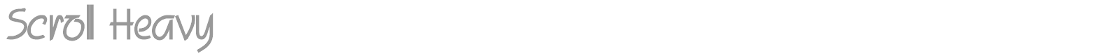 Scroll font preview