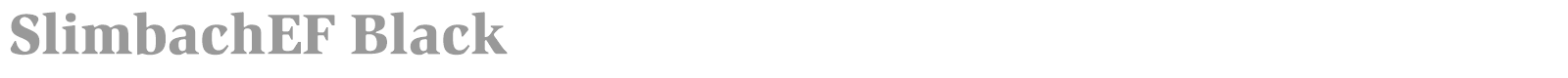 Slimbach font preview