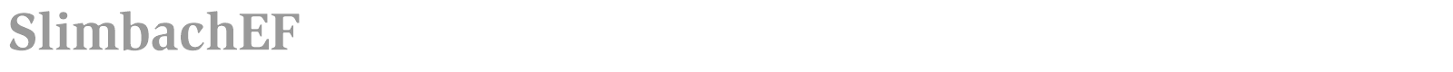 Slimbach font preview