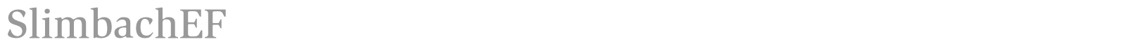 Slimbach font preview