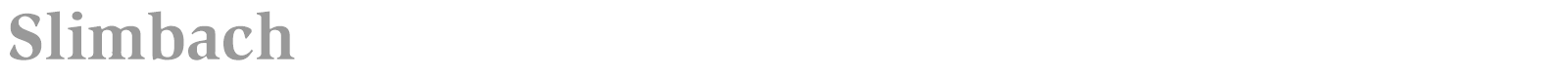 Slimbach font preview