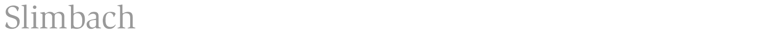 Slimbach font preview