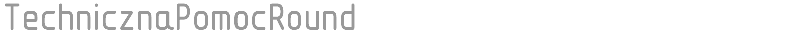 Techniczna Pomoc font preview