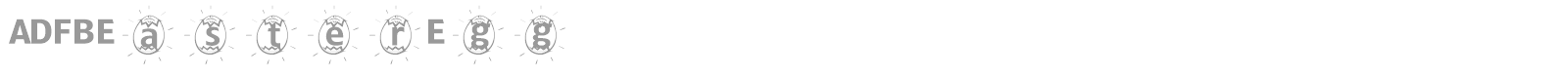 ADFB Easter Egg font preview