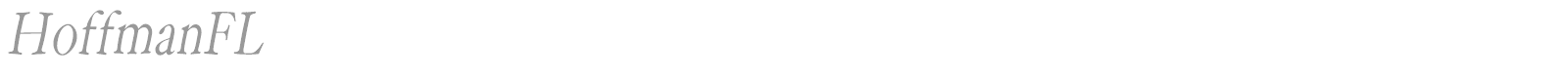 Hoffman font preview